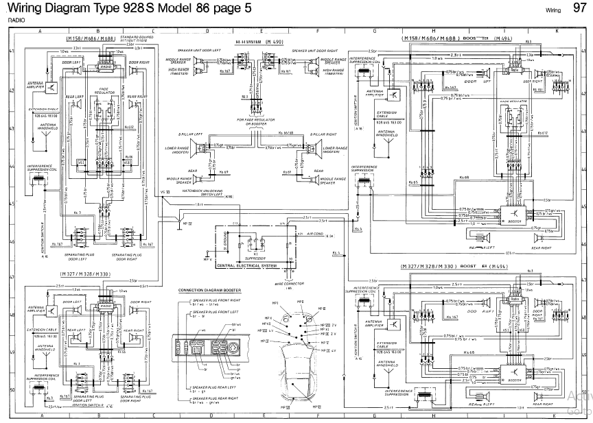 Porsche 928s Model 1986 Wiring Diagram Download Heydownloads Manual Downloads