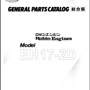 Robin Eh17 2d Engine Models  Parts Manual - DOWNLOAD