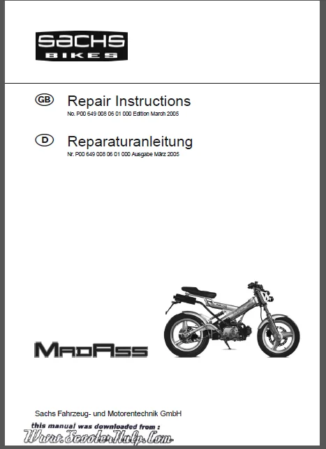Sachs Madass Workshop Repair Manual - Download - Image 3