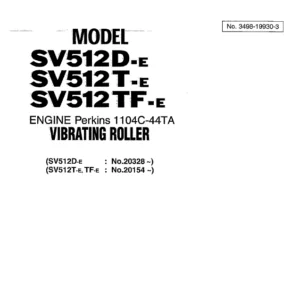 Sakai Sv512d Sv512t Sv512tf e Parts Book Manual - Download