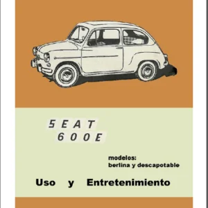 Seat Fiat 600e Saloon And Cabriolet Workshop Manual Spanish - PDF DOWNLOAD