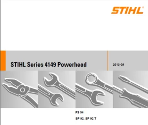 Stihl 4149 Powerhead Service Manual Fs94 Sp92 Sp92t PDF DOWNLOAD