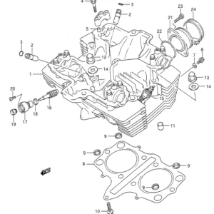 Suzuki Gs500 Gm51a Replacement Parts Manual 1989 - 1996 - DOWNLOAD