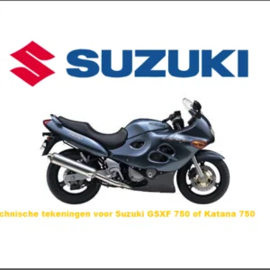 Suzuki Gsxf750 Complete Factory Parts Manual 1988 - 1997 - DOWNLOAD