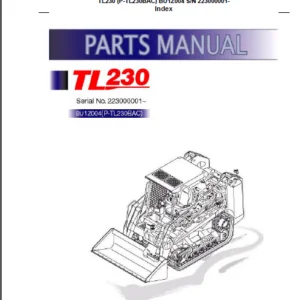 Takeuchi Tl230 Parts Book PDF DOWNLOAD