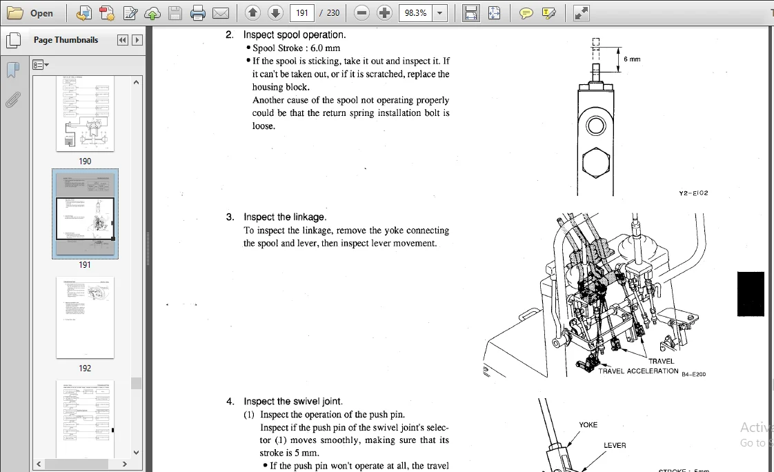 Takeuchi Tb007 Compact Excavator Service Repair Workshop Manual - PDF DOWNLOAD - Image 3