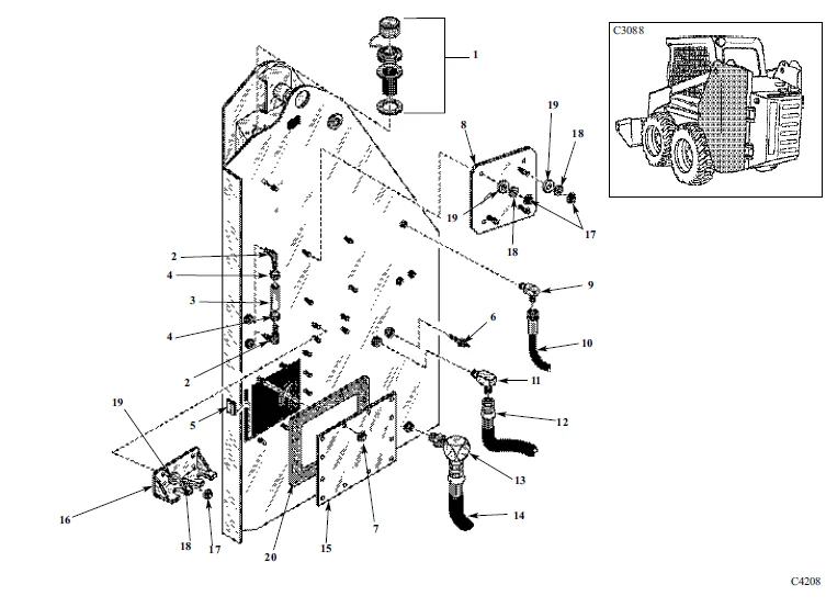 Thomas 135 137 153 Skid Steer Loader Service Parts Catalogue Manual - Download - Image 4