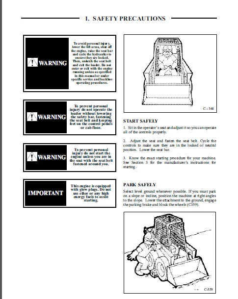 Thomas 135ta 137 153 Skid Steer Loader Operation Maintenance Service Manual - Download - Image 3