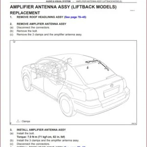 Toyota Avensis 2002 - 2007 COMPLETE SERVICE REPAIR MANUAL - DOWNLOAD