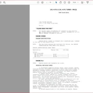 Toyota Celica 1989 Complete Service Repair Manual - PDF DOWNLOAD
