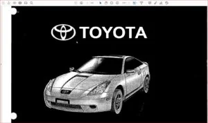 Toyota Celica 2000 COMPLETE SERVICE MANUAL DOWNLOAD