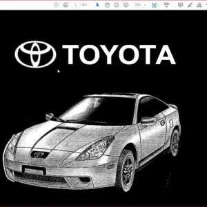 Toyota Celica 2000 COMPLETE SERVICE MANUAL DOWNLOAD
