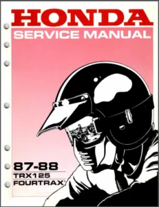 Honda Trx125 Service Repair Manual  1987- 1988 Trx 125 - DOWNLOAD