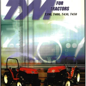 Tym T390 T400 T430 T450 Tractors Operation Maintenance Manual - DOWNLOAD