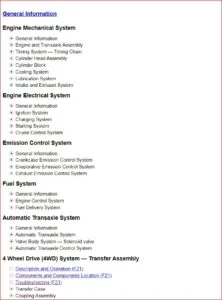 Hyundai Veracruz 2007 - 2015 EN G 3 8 DOHC Service Repair Manual - DOWNLOAD