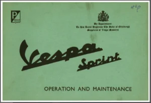 Vespa Sprint Scooter Operation Maintenance 1960-1979 Service Repair Workshop Manual - PDF Download
