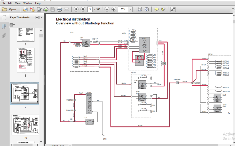 Volvo S60 V60 2014 Electrical Wiring Diagram Manual Instant - Download ...