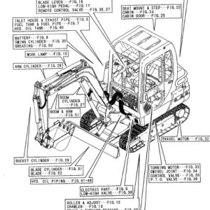 Yanmar Crawler Backhoe B50 2 Parts Catalog Manual - PDF DOWNLOAD