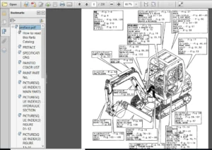 Yanmar Crawler Backhoe B50 2a Parts Catalog Manual - DOWNLOAD