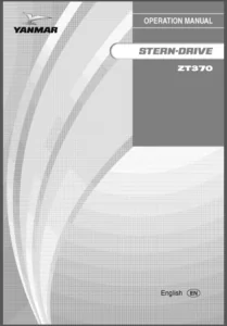Yanmar Marine Stern Drive Zt370 Operation Manual - DOWNLOAD