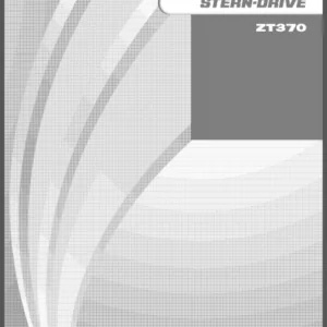 Yanmar Marine Stern Drive Zt370 Operation Manual - DOWNLOAD