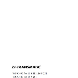 Zf Transmatic Service Repair Manual - Download