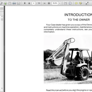 case 580K Loader Backhoe Operators Manual - PDF Download