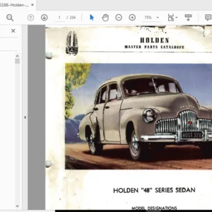 Holden 48 215 50 Fx Fj Parts Book Catalogue Nasco Manual - PDF Download