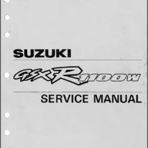 1983 - 1986 Suzuki Gsx r1100w Gsx r1100wp Wr Ws Wt Workshop Repair Service Manual - PDF DOWNLOAD