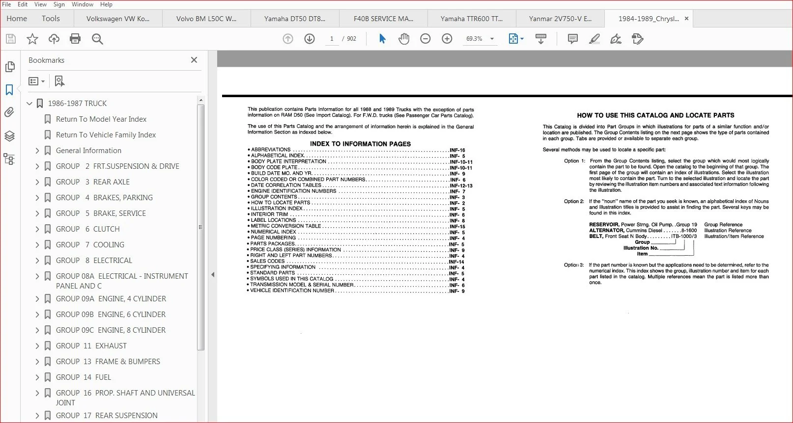 1984 - 1989 Chrysler Dodge Truck Car Parts Catalog Manual Download 1984 1985 1986 1987 1988 1989 - PDF DOWNLOAD - Image 3