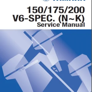 1986 Yamaha L150 Etxj Outboard Service Repair Maintenance Manual Factory Service Manual - PDF Download