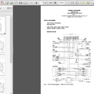 1988 Mercedes 300ce Service Repair Manual - PDF Download