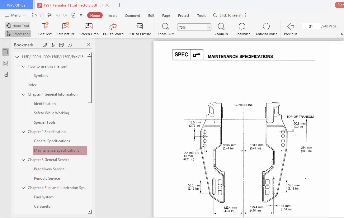 1991 Yamaha 115 Tlrp Outboard Service Repair Maintenance Manual - PDF Download - Image 4