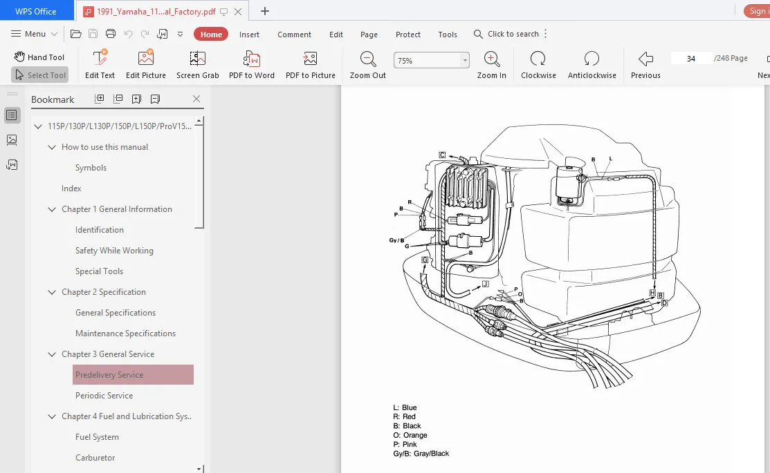 1991 Yamaha 115 Tlrp Outboard Service Repair Maintenance Manual - PDF Download - Image 3