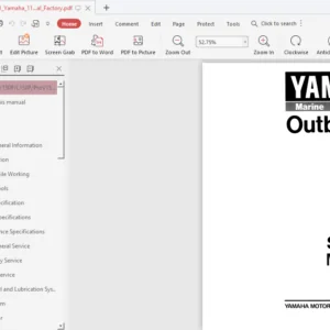 1991 Yamaha 115 Tlrp Outboard Service Repair Maintenance Manual - PDF Download