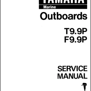 1991 Yamaha T9.9 P F9.9P Outboard service repair maintenance manual - PDF Download