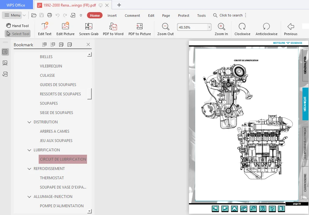 1992-2000 Renault Twingo Workshop Repair Service Manual In French - PDF Download - Image 3