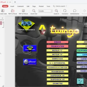 1992-2000 Renault Twingo Workshop Repair Service Manual In French - PDF Download