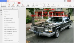 1992 Cadillac Brougham Service And Repair Manual - PDF Download