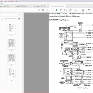 1992 Chevrolet Lumina Engine Control Module Wiring Diagram - PDF DOWNLOAD