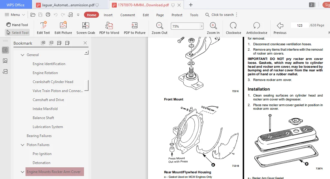 1993-1997  Mercury Mercruiser 18 MARINE ENGINES GM V-6 262 CID (4.3L) Balance Shaft Including Gen + Engines Service Repair Manual - PDF Download - Image 2