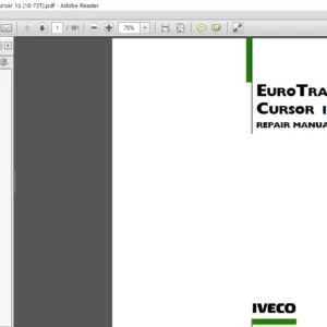 1993 - 2004 Iveco Eurotrakker Cursor 13 18 72t Workshop Repair Service Manual 10102 Quality DOWNLOAD