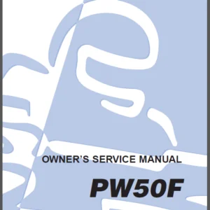 1994 Yamaha Pw50f Pw50y Zinger Service Repair Manual - PDF Download