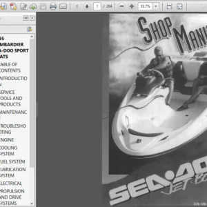 1995 Sea Doo Speedster Sportser Sport Boat Repair PDF