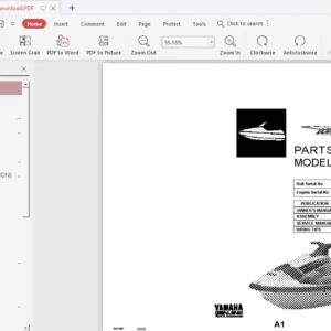 1995 Yamaha Wave Raider Ra700t Parts  Catalog Manual - PDF Download