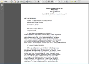 1996 Mazda B3000 Pickup Truck Service Repair Manual 96 - PDF DOWNLOAD