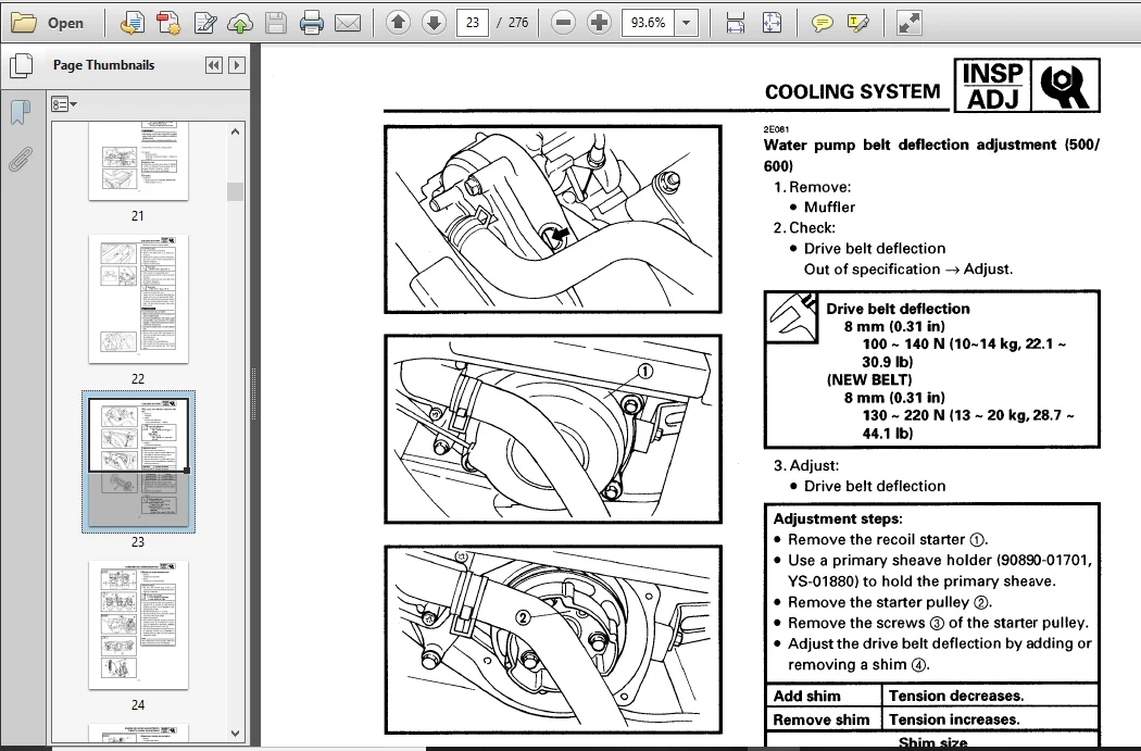 1997 - 1999 Yamaha Mountain Max 600 700 Service Repair Factory Manual Instant Download - Image 2