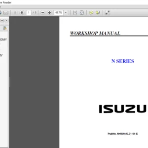 1999-2001 Isuzu Elf Truck N series Service Repair Workshop Manual - PDF Download