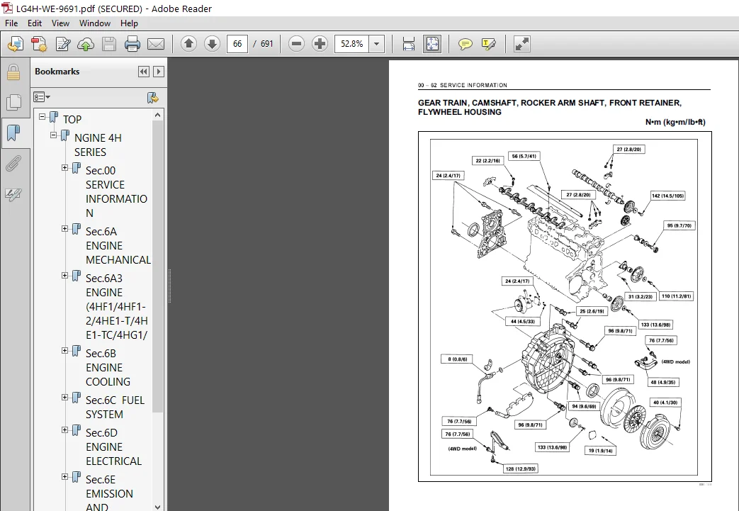 1999-2001 Isuzu Elf Truck N series Service Repair Workshop Manual - PDF Download - Image 3