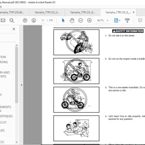 1999 -2006 Yamaha Ttr125 Service Manuals Collection - PDF Download
